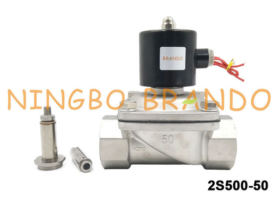 UNI-D válvula de solenoide de aço inoxidável de SUW-50 tipo G2” para o tratamento da água DC24V AC220V