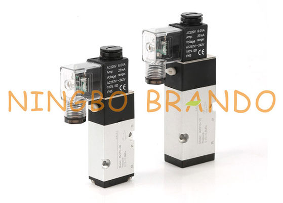 Tipo maneira pneumática 12V 24V 110V 220V de Airtac da válvula de solenoide 5/2 de Namur