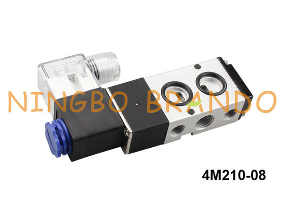 tipo maneira G1/4” 24V 220V de 4M210-08 Airtac da válvula de solenoide 5/2 de Namur