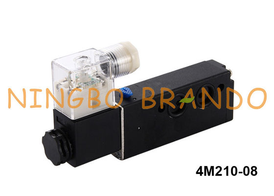 tipo 5/2 válvula de solenoide G1/4 de Namur” 24VDC 220VAC de 4M210-08 Airtac