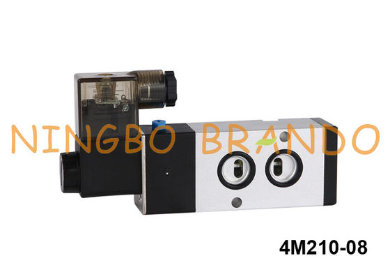5/2 de tipo C.A. da válvula de solenoide 4M210-08 de G1/4” Namur Airtac da C.C. 220V de 24V