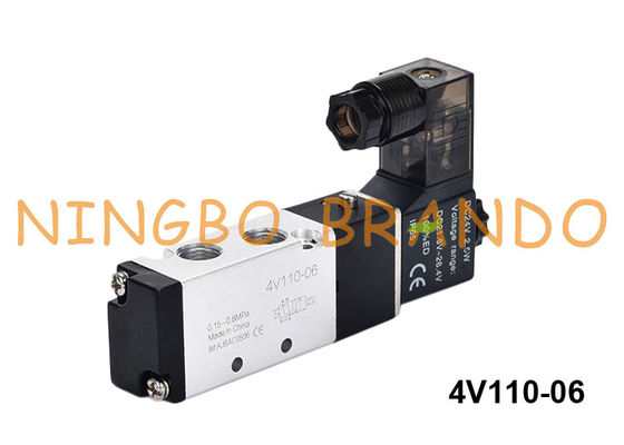 tipo válvula de solenoide pneumática 4V110-06-DC24V 24VDC de 4V110-06 Airtac