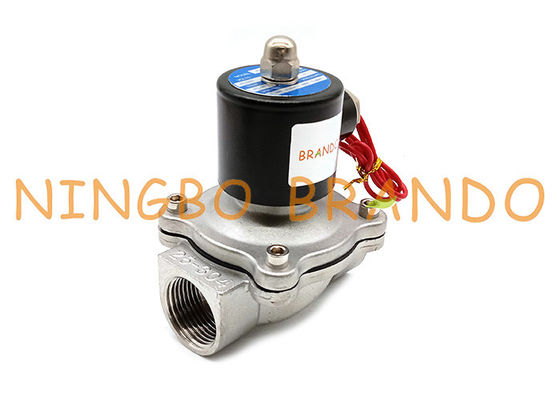 Válvula de solenoide de aço inoxidável do porto polegada de SUW-25 2S250-25 G1 da”