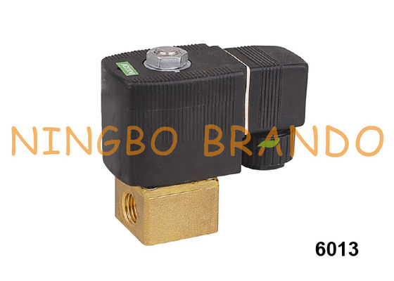 6013 uma válvula de solenoide de bronze 1/8" do NC da maneira do BR2 de 1/8 FKM C.C. 24V