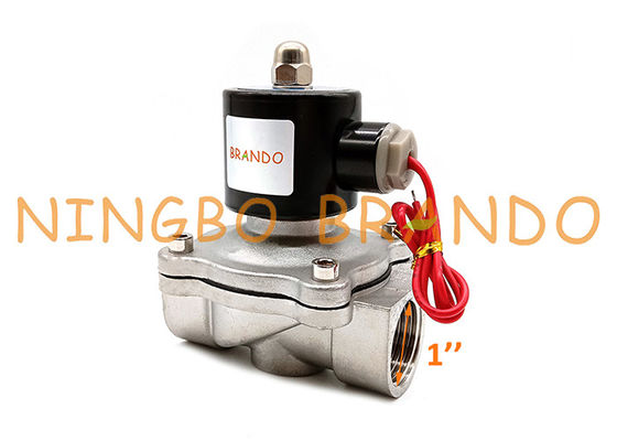 Válvula de solenoide de aço inoxidável da polegada DN25 de SUW-25 2S250-25 1