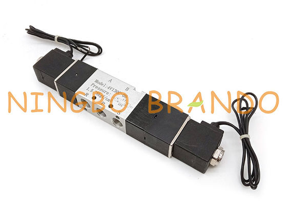 Tipo válvula de AirTAC de solenoide pneumática da posição da maneira 3 de 4V130C-06 5