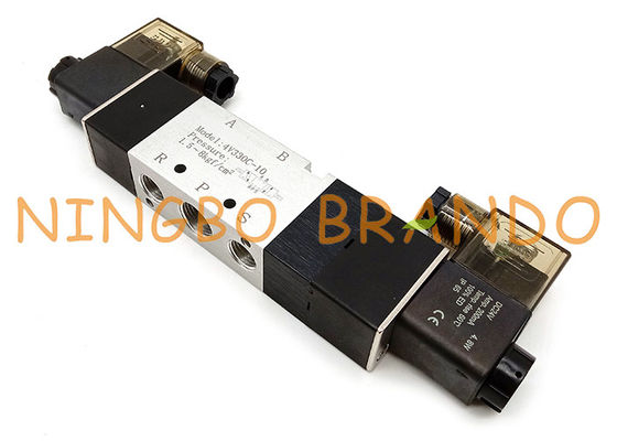 Tipo válvula de Airtac de controlo aéreo em circuito fechado da maneira de 4V330C-10 5/3