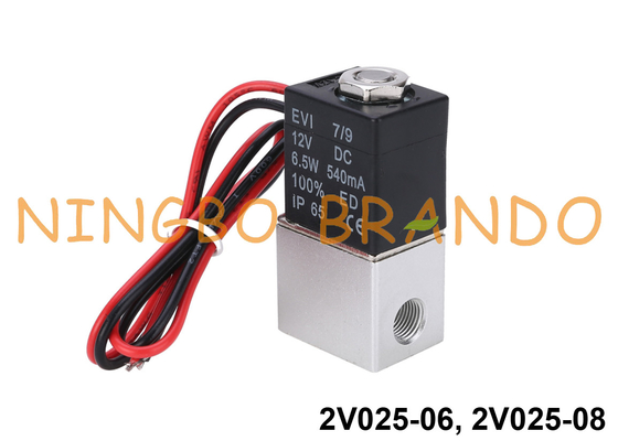 Tipo de Airtac - válvula de ar 2V025-06 do solenoide de 2/2 maneiras 2V025-08 24V 220V