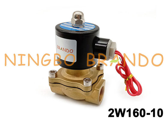 Válvula de solenoide de bronze do NC da polegada de DC24V AC110V AC220V UW-15 2W160-15 1/2