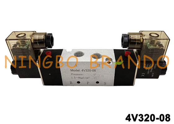 tipo válvula de controlo aéreo pneumática 4V320-1/4 24V 220V de 4V320-08 Airtac